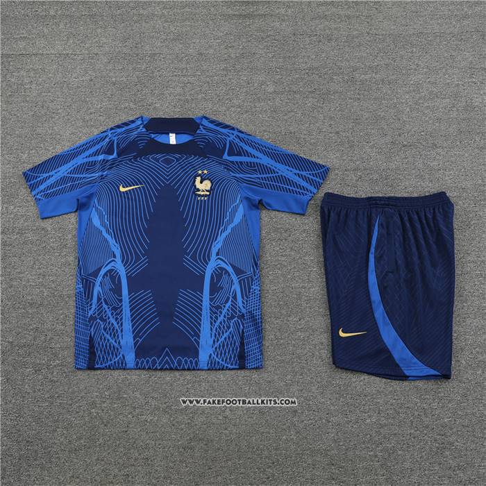 Tracksuit
 France
 Short Sleeve
 22/23 Blue
 Oscuro - Shorts
